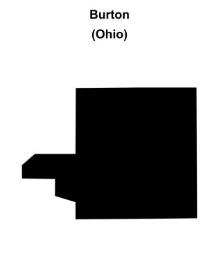 Burton (Ohio) boş ana hat haritası