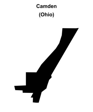 Camden (Ohio) boş ana hat haritası
