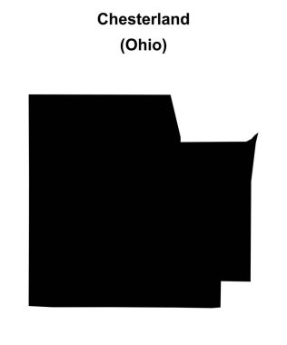 Chesterland (Ohio) boş ana hat haritası