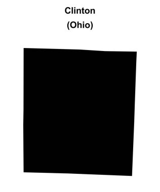 Clinton (Ohio) boş ana hat haritası