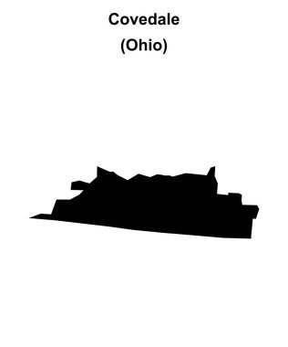 Covedale (Ohio) boş ana hat haritası