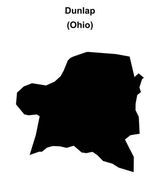 Dunlap (Ohio) boş ana hat haritası