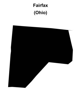 Fairfax (Ohio) boş ana hat haritası