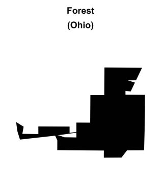 Orman (Ohio) boş ana hat haritası