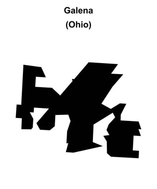 Galena (Ohio) boş ana hat haritası