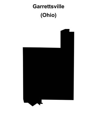 Garrettsville (Ohio) boş ana hat haritası