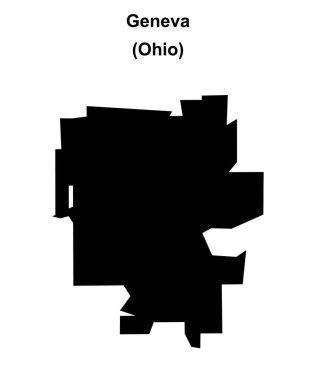 Cenevre (Ohio) boş ana hat haritası