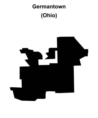 Germantown (Ohio) boş ana hat haritası