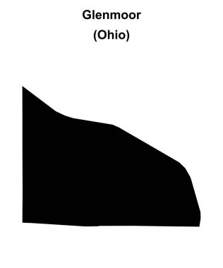 Glenmoor (Ohio) boş ana hat haritası