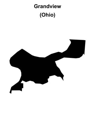 Grandview (Ohio) boş ana hat haritası