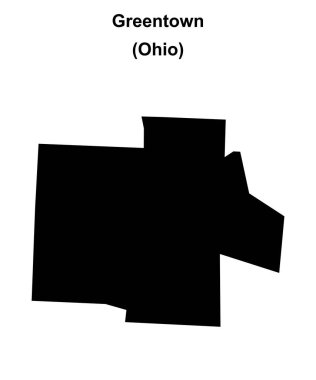 Greentown (Ohio) boş ana hat haritası