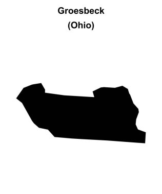 Groesbeck (Ohio) boş ana hat haritası