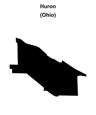 Huron (Ohio) boş ana hat haritası