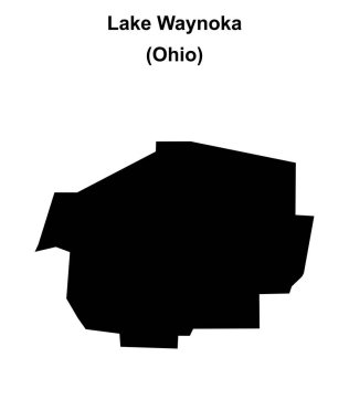 Waynoka Gölü (Ohio) boş ana hat haritası