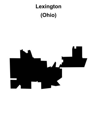 Lexington (Ohio) boş ana hat haritası