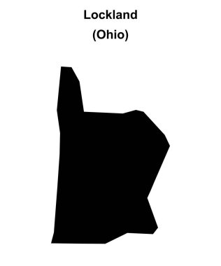 Lockland (Ohio) boş ana hat haritası