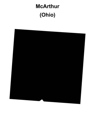 McArthur (Ohio) boş ana hat haritası