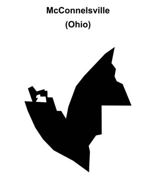 McConnelsville (Ohio) boş ana hat haritası