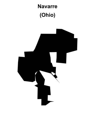Navarre (Ohio) boş ana hat haritası