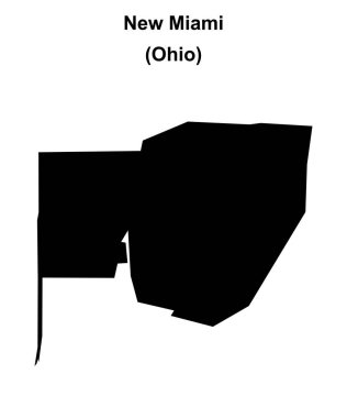 Yeni Miami (Ohio) boş ana hat haritası