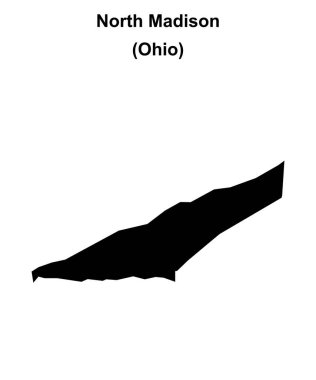 Kuzey Madison (Ohio) boş ana hat haritası