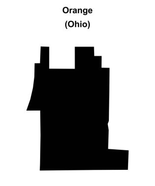 Turuncu (Ohio) boş ana hat haritası