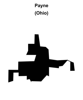 Payne (Ohio) boş ana hat haritası