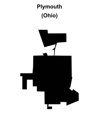 Plymouth (Ohio) boş ana hat haritası