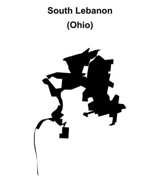 Güney Lübnan (Ohio) boş ana hat haritası