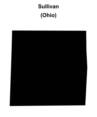 Sullivan (Ohio) boş ana hat haritası