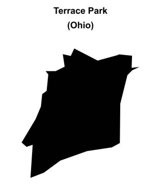 Terrace Park (Ohio) boş ana hat haritası