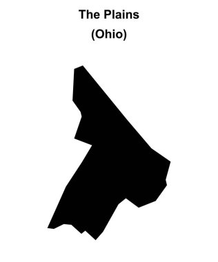 Plains (Ohio) boş ana hat haritası