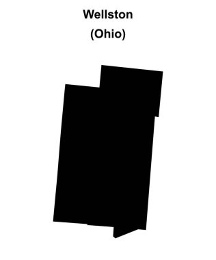 Wellston (Ohio) boş ana hat haritası
