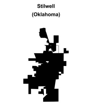 Stilwell (Oklahoma) boş ana hat haritası