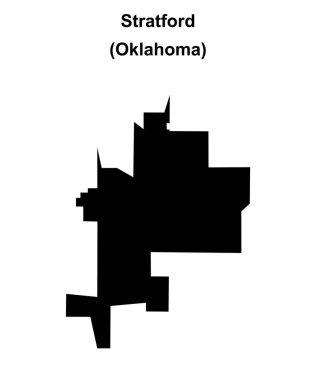 Stratford (Oklahoma) boş ana hat haritası