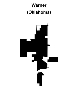 Warner (Oklahoma) boş ana hat haritası