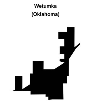 Wetumka (Oklahoma) boş ana hat haritası