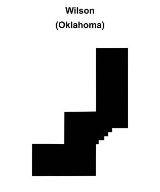 Wilson (Oklahoma) boş ana hat haritası