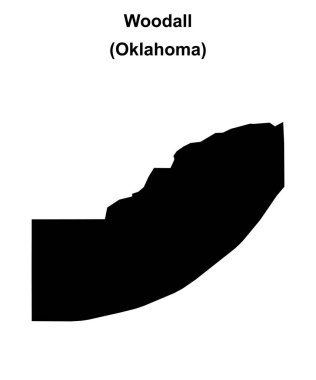 Woodall (Oklahoma) boş ana hat haritası