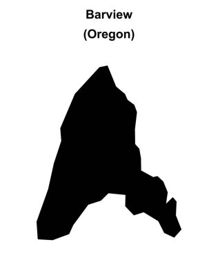 Barview (Oregon) boş ana hat haritası
