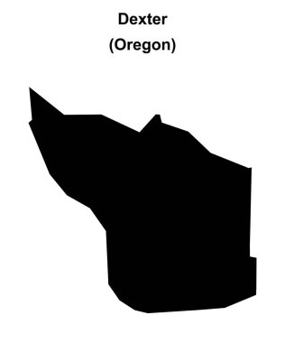 Dexter (Oregon) boş ana hat haritası