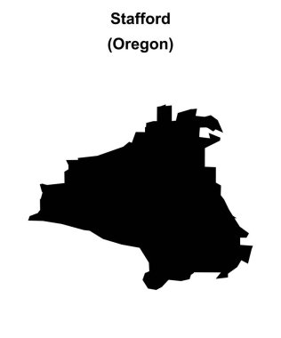 Stafford (Oregon) boş ana hat haritası