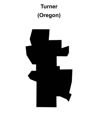 Turner (Oregon) boş ana hat haritası