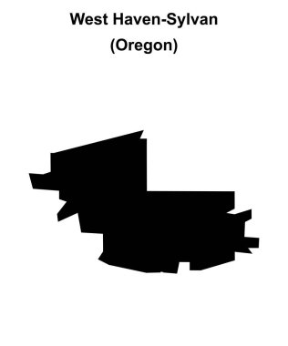 Batı Haven-Sylvan (Oregon) boş ana hat haritası