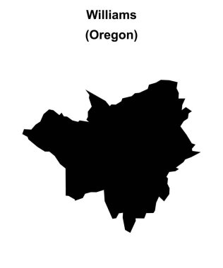 Williams (Oregon) boş ana hat haritası