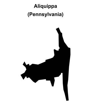 Aliquippa (Pennsylvania) boş ana hat haritası