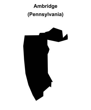 Ambridge (Pennsylvania) boş ana hat haritası