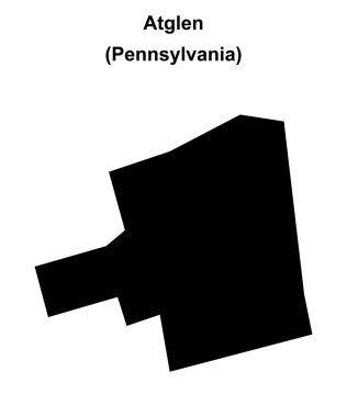 Atglen (Pennsylvania) boş ana hat haritası