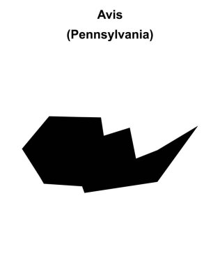 Avis (Pennsylvania) boş ana hat haritası