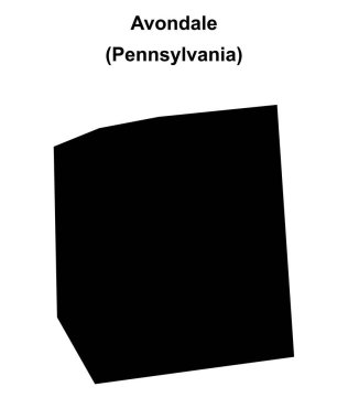 Avondale (Pennsylvania) boş ana hat haritası